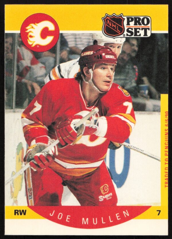 1990-91 Pro Set Joe Mullen #40 (Front)