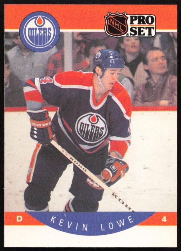 1990-91 Pro Set Kevin Lowe #89 (Front)