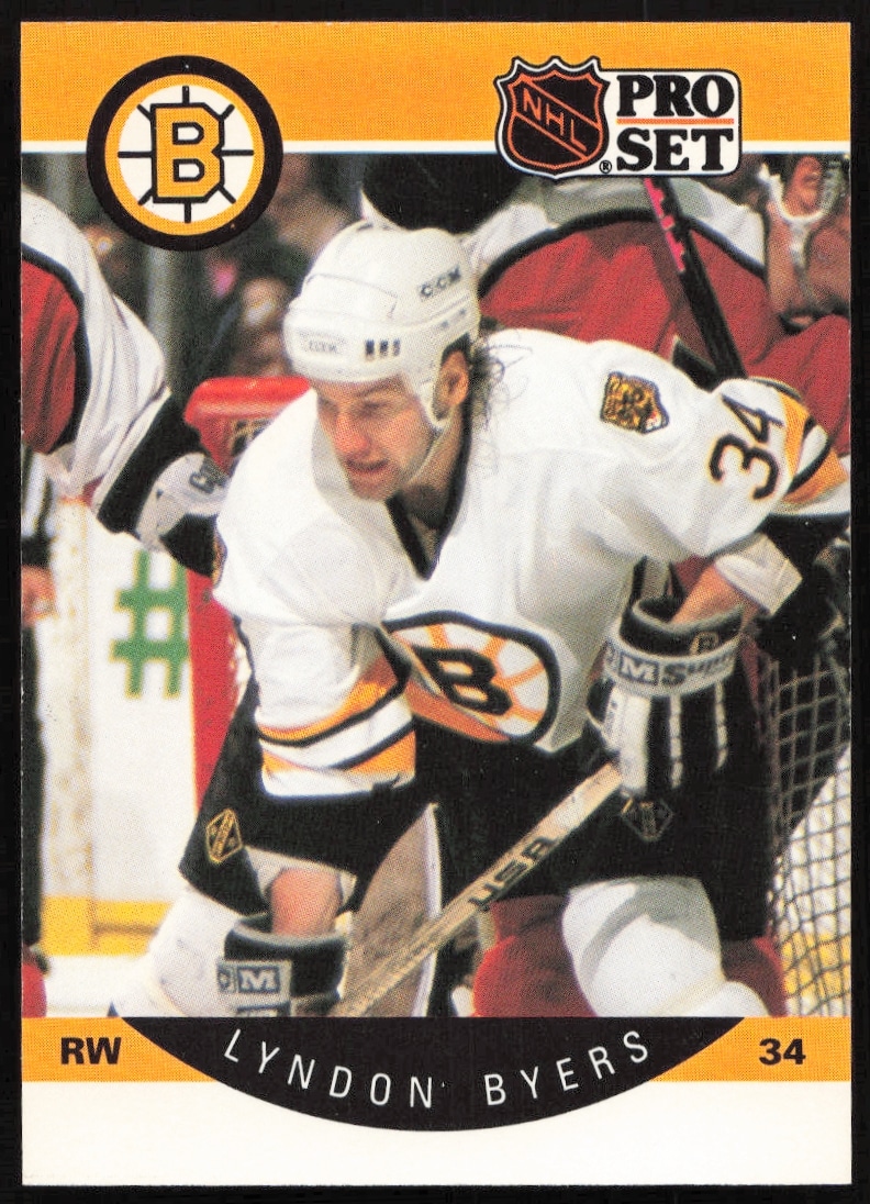 1990-91 Pro Set Lyndon Byers #3 (Front)