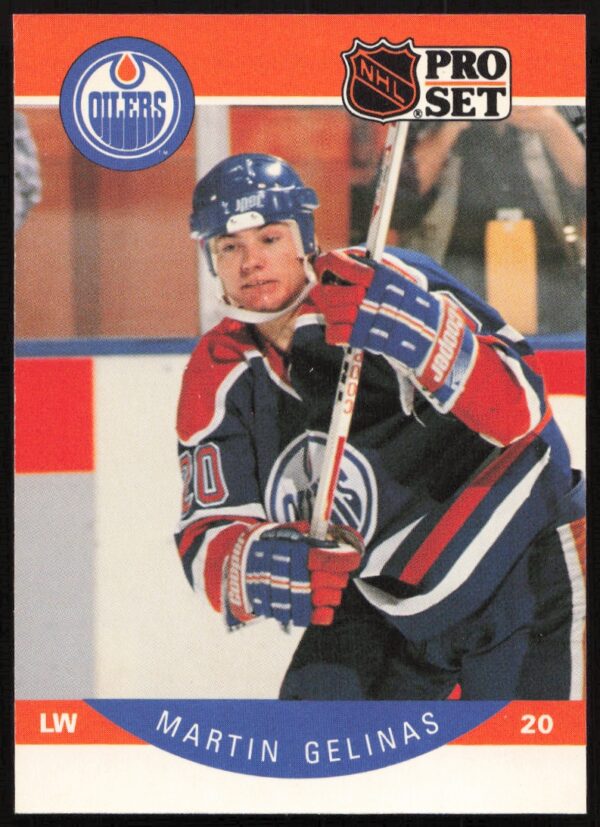 1990-91 Pro Set Martin Gelinas #83 (Front)