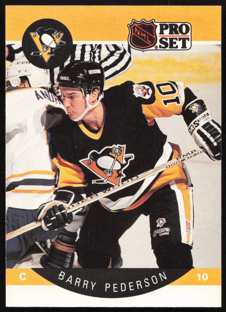 1990-91 Pro Set NHL Barry Pederson #238 (Front)