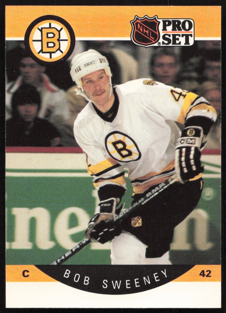 1990-91 Pro Set NHL Bob Sweeney #15 (Front)