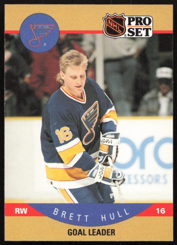 1990-91 Pro Set NHL Brett Hull #395 (Front)