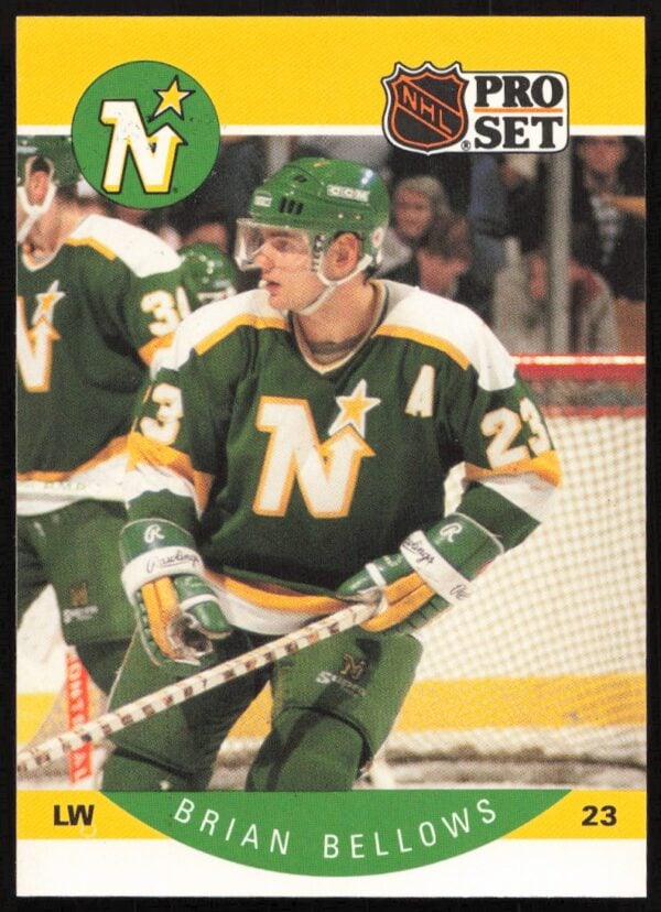 1990-91 Pro Set NHL Brian Bellows #130 (Front)