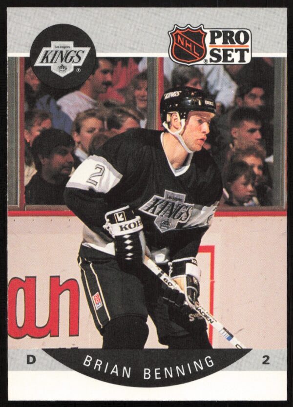 1990-91 Pro Set NHL Brian Benning #114 (Front)