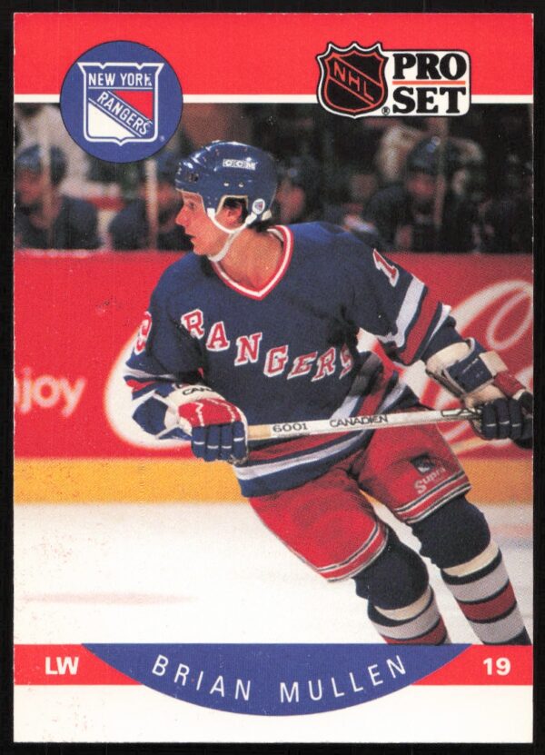 1990-91 Pro Set NHL Brian Mullen #203 (Front)