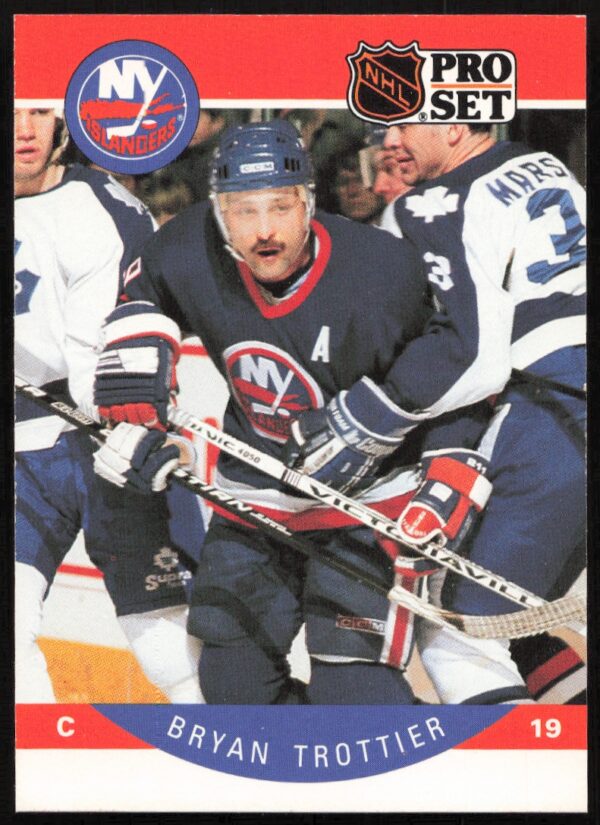 1990-91 Pro Set NHL Bryan Trottier #192 (Front)