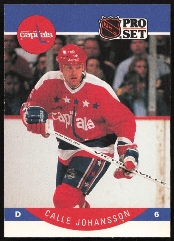 1990-91 Pro Set NHL Calle Johansson #313 (Front)