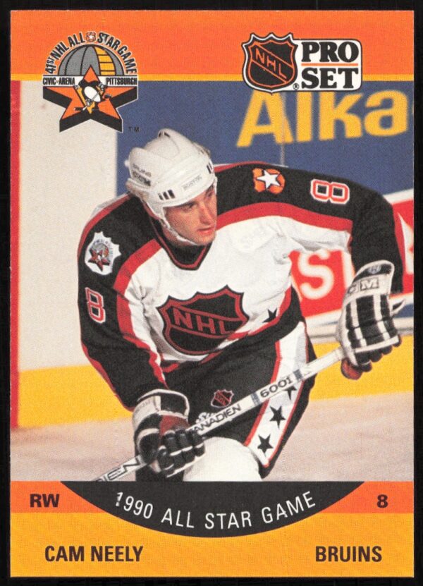 1990-91 Pro Set NHL Cam Neely #358 (Front)
