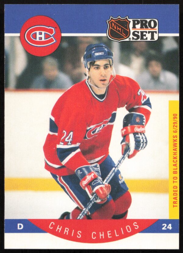 1990-91 Pro Set NHL Chris Chelios #147 (Front)