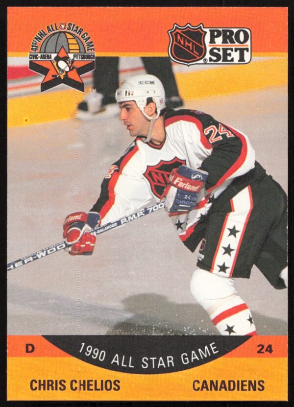 1990-91 Pro Set NHL Chris Chelios #368 (Front)