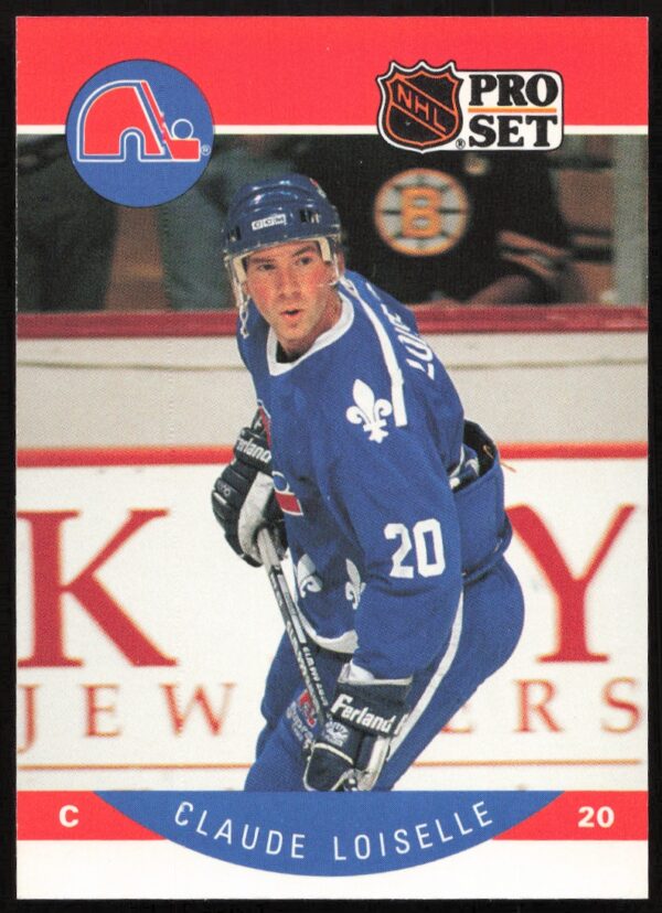 1990-91 Pro Set NHL Claude Loiselle #252 (Front)