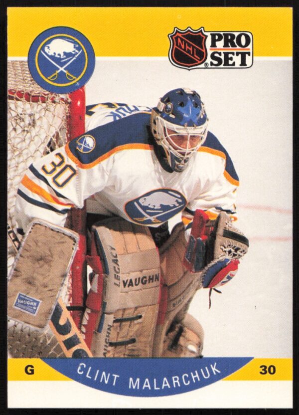 1990-91 Pro Set NHL Clint Malarchuk #25 (Front)