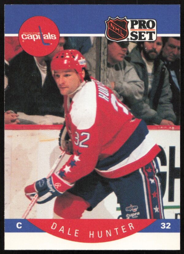 1990-91 Pro Set NHL Dale Hunter #312 (Front)