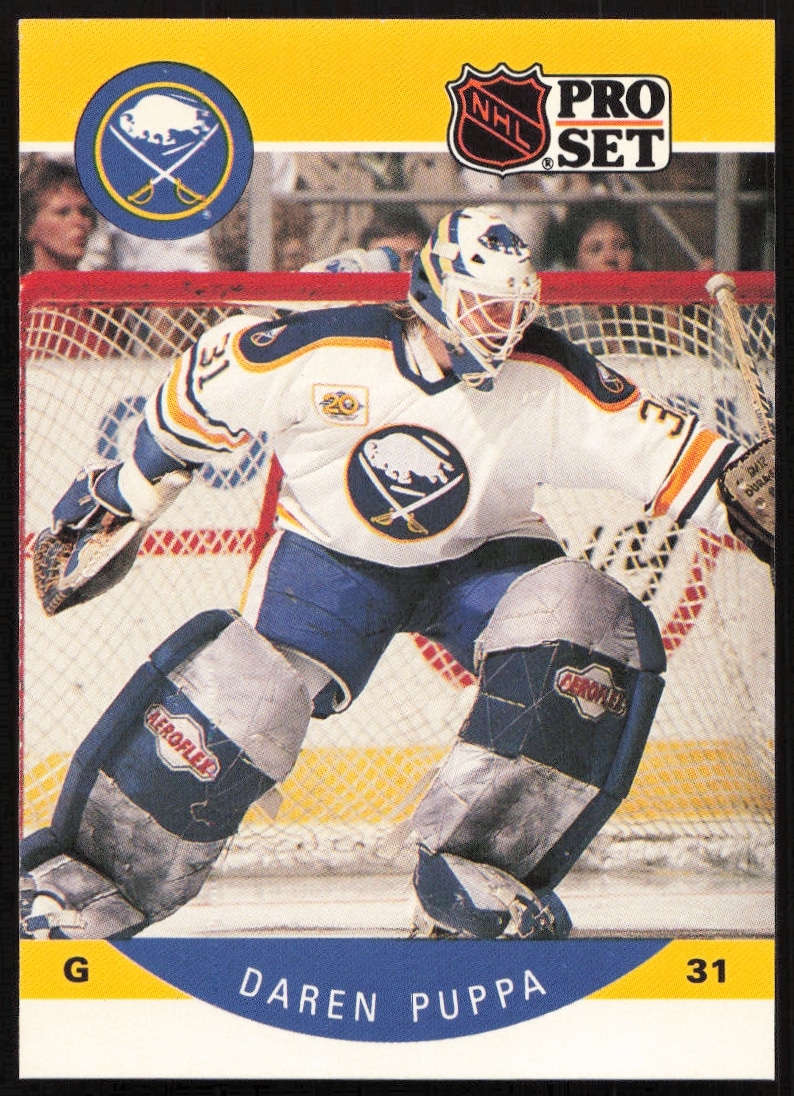 1990-91 Pro Set NHL Daren Puppa #27 (Front)