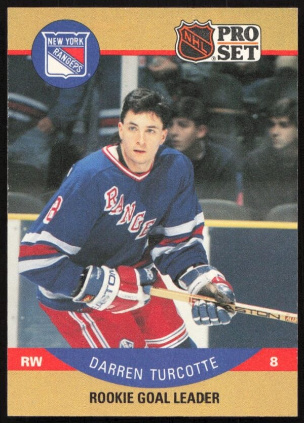 1990-91 Pro Set NHL Darren Turcotte #400 (Front)