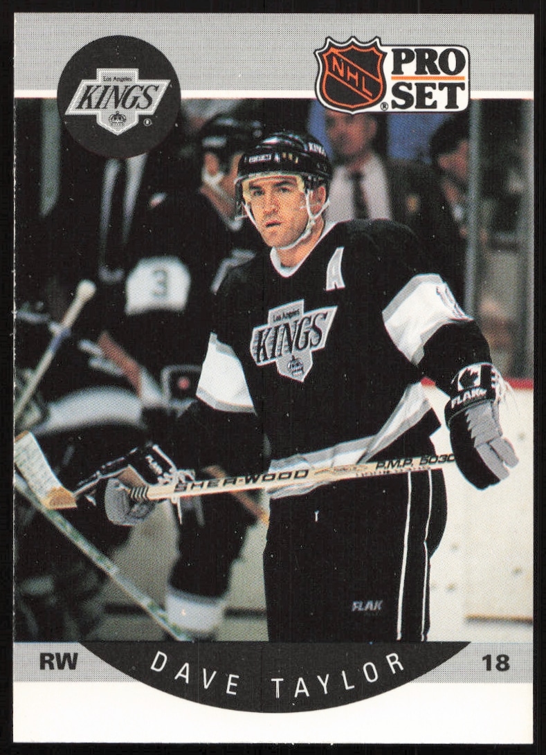 1990-91 Pro Set NHL Dave Taylor #128 (Front)