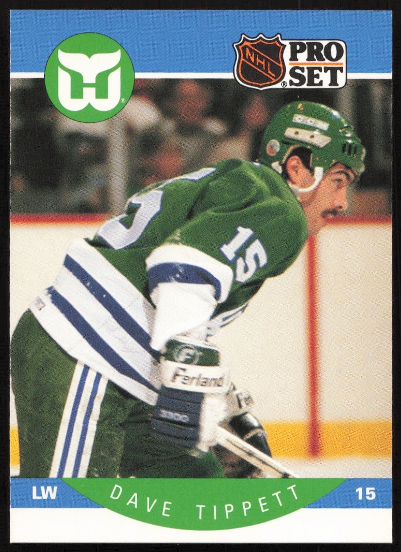 1990-91 Pro Set NHL Dave Tippett #111 (Front)