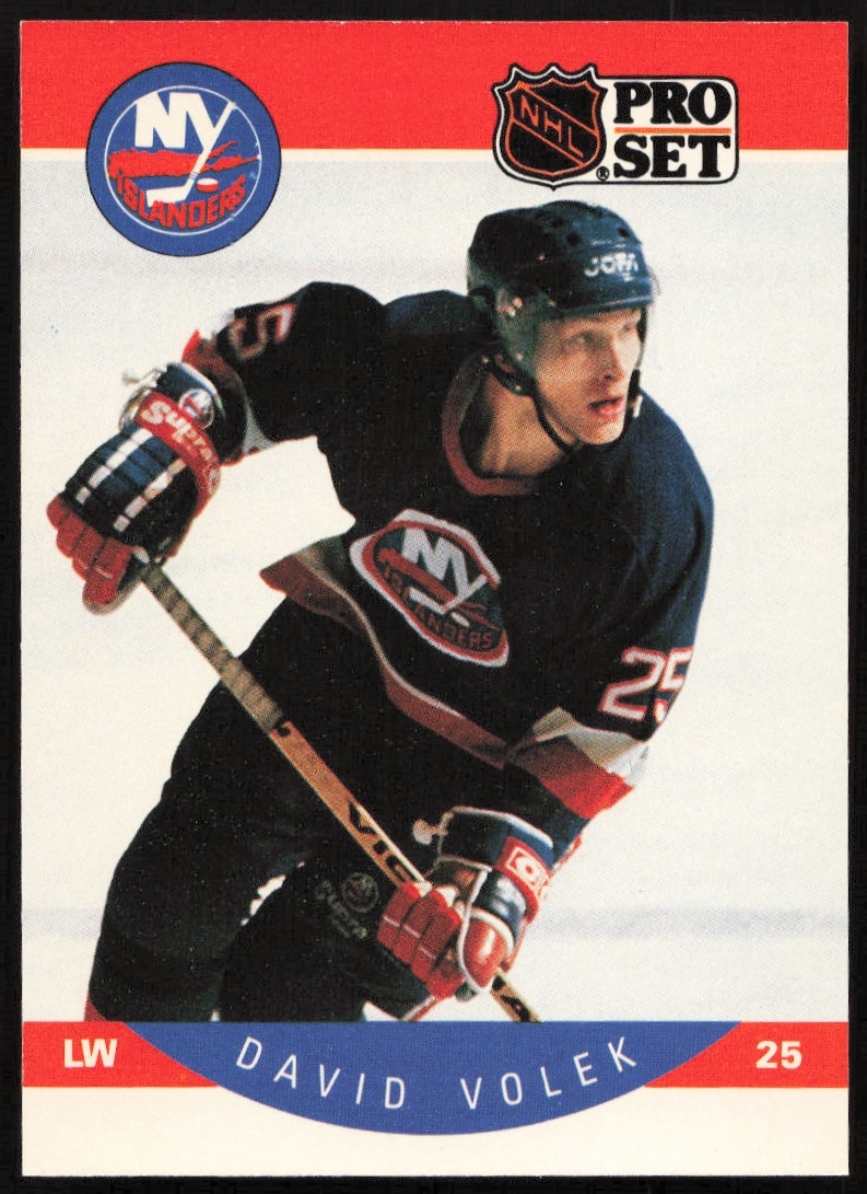 1990-91 Pro Set NHL David Volek #193 (Front)