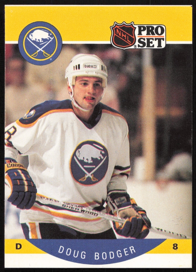 1990-91 Pro Set NHL Doug Bodger #19 (Front)