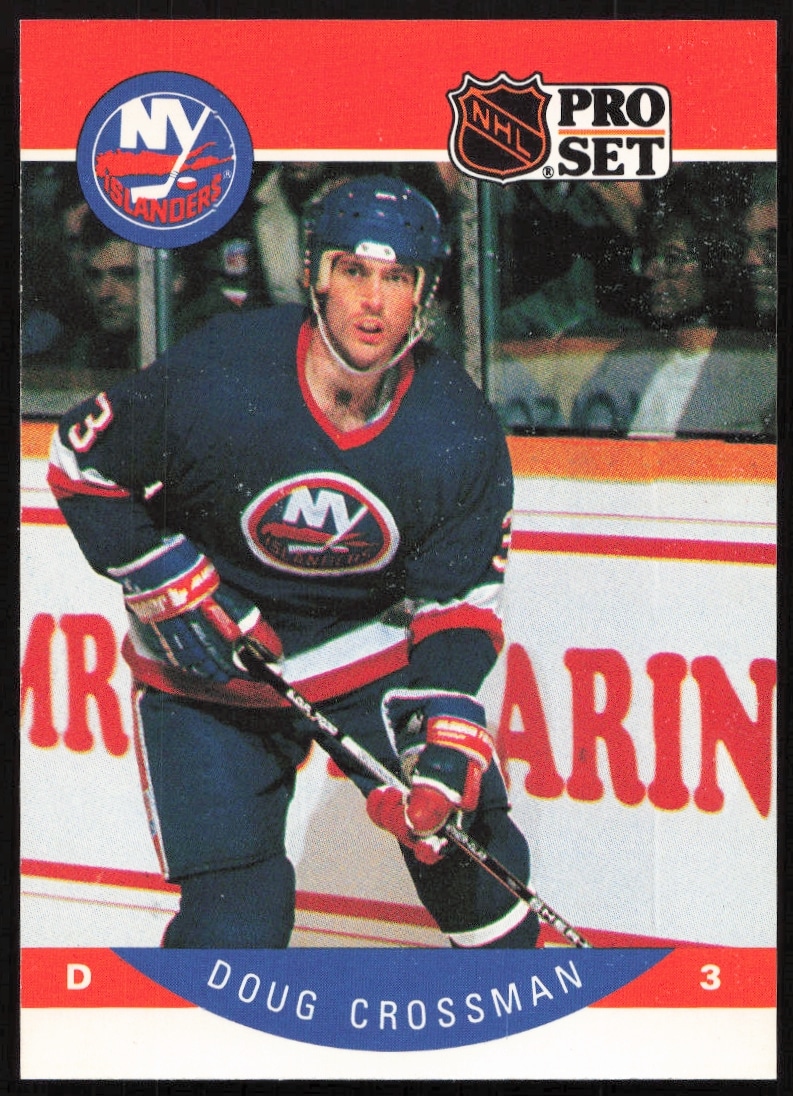 1990-91 Pro Set NHL Doug Crossman #179 (Front)