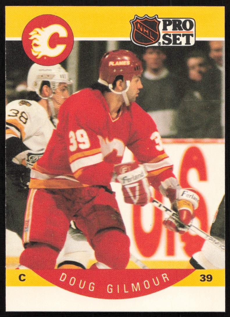 1990-91 Pro Set NHL Doug Gilmour #34 (Front)