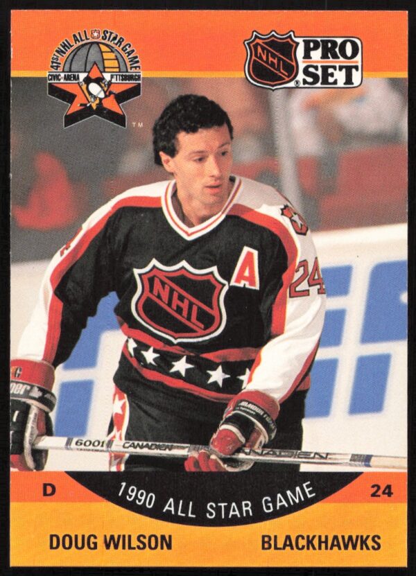 1990-91 Pro Set NHL Doug Wilson #346 (Front)