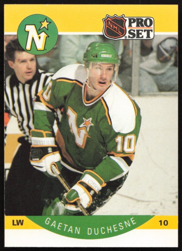 1990-91 Pro Set NHL Gaetan Duchesne #137 (Front)