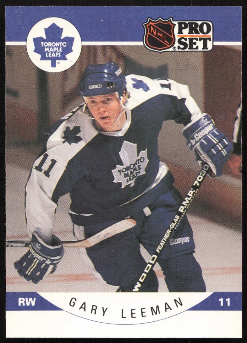 1990-91 Pro Set NHL Gary Leeman #283 (Front)