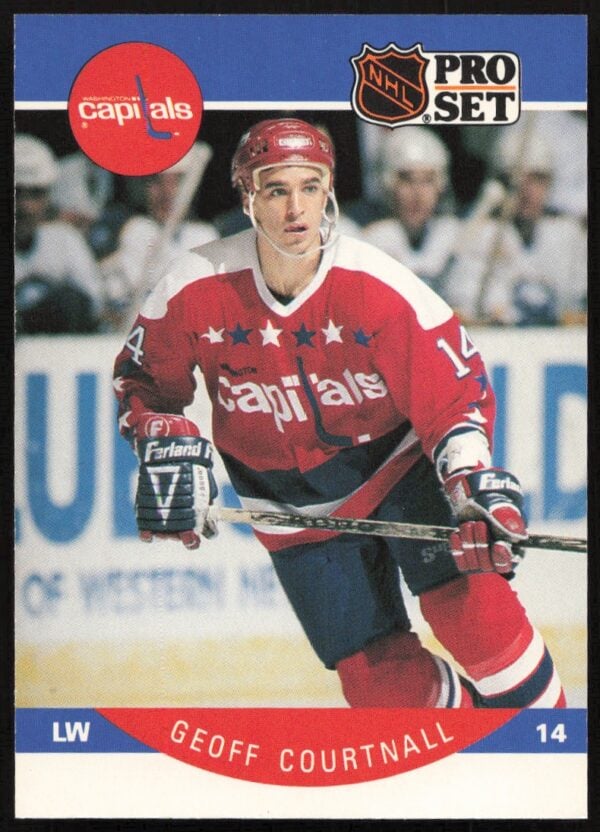 1990-91 Pro Set NHL Geoff Courtnall #309 (Front)