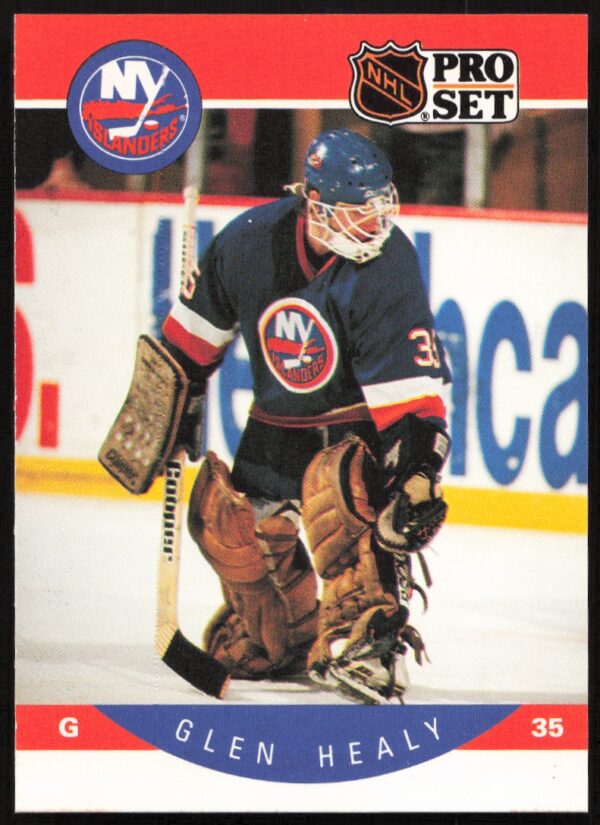 1990-91 Pro Set NHL Glenn Healy #183 (Front)