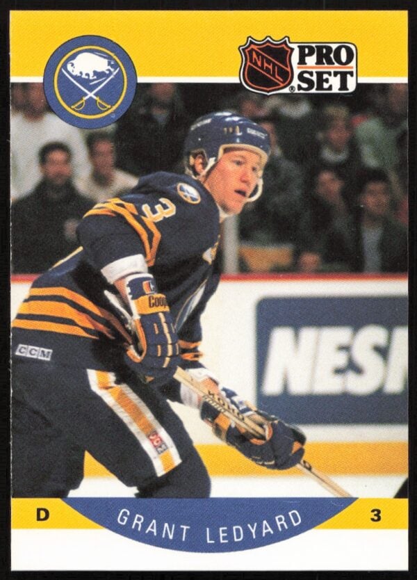 1990-91 Pro Set NHL Grant Ledyard #24 (Front)