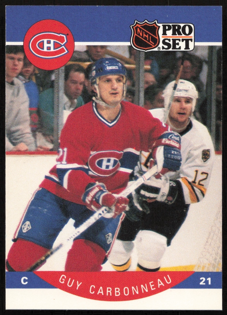 1990-91 Pro Set NHL Guy Carbonneau #146 (Front)