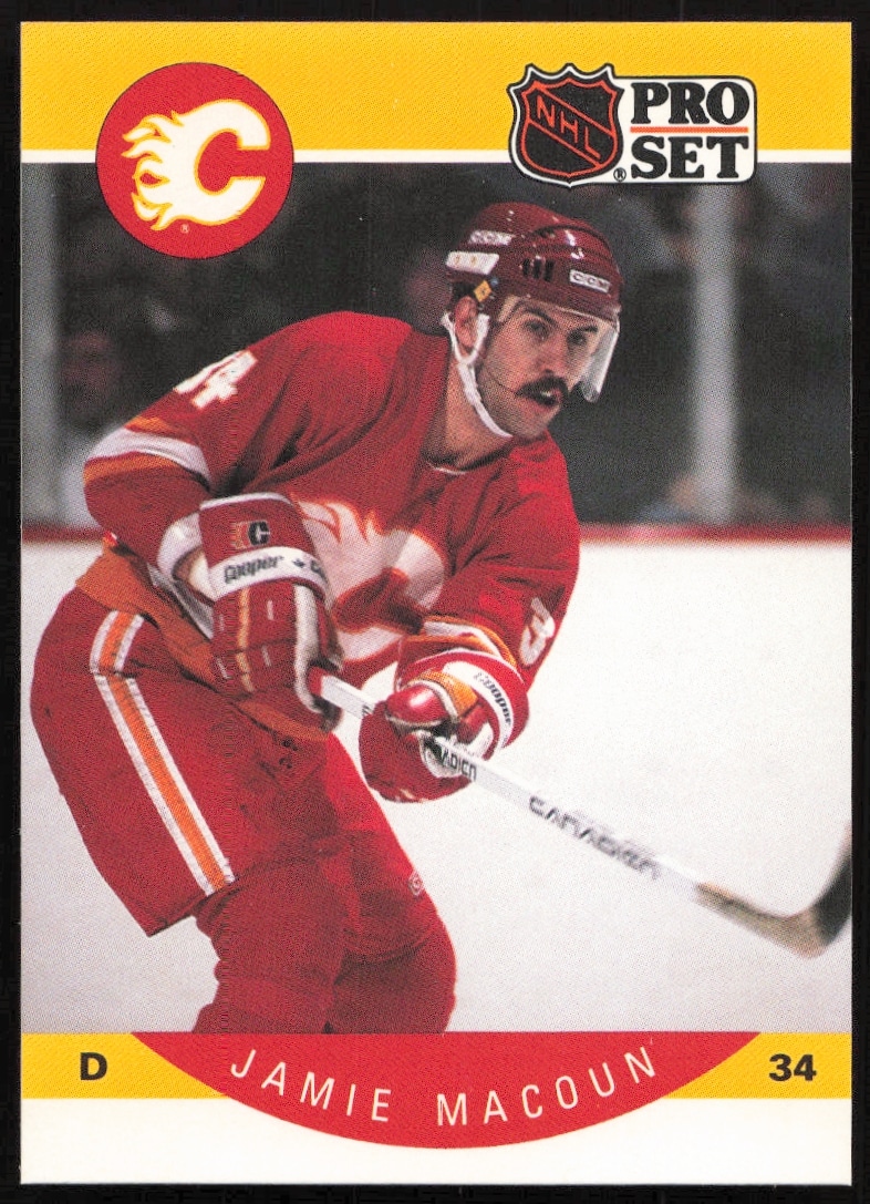 1990-91 Pro Set NHL Jamie Macoun #37 (Front)