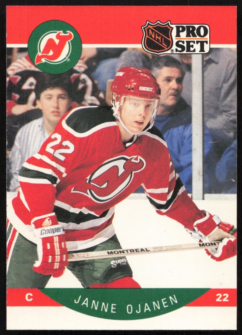 1990-91 Pro Set NHL Janne Ojanen #173 (Front)