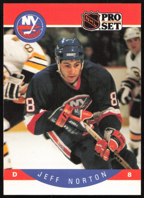1990-91 Pro Set NHL Jeff Norton #189 (Front)
