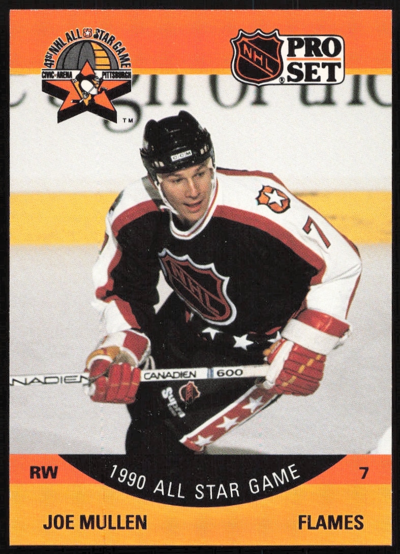 1990-91 Pro Set NHL Joe Mullen #343 (Front)