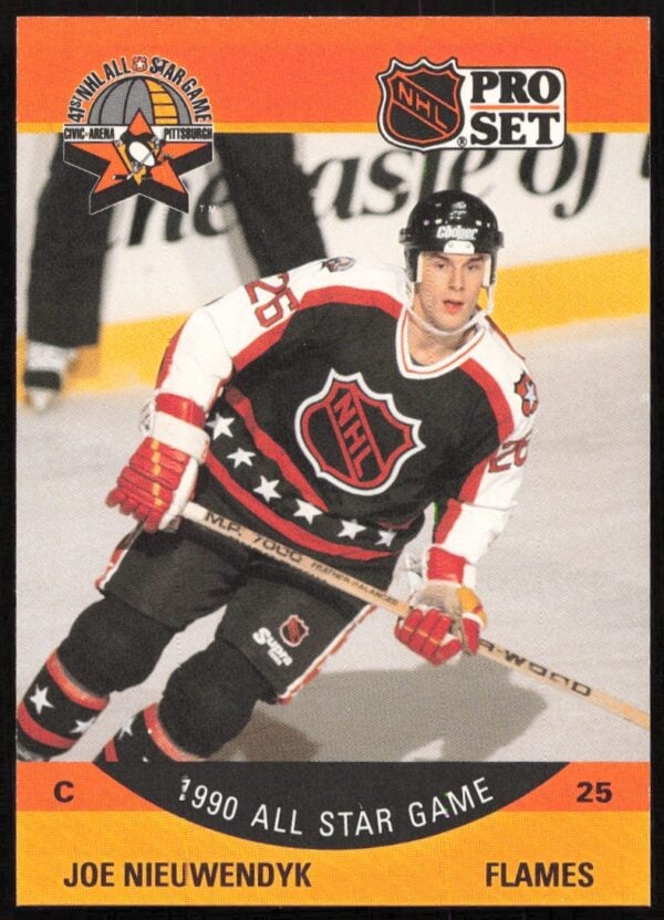 1990-91 Pro Set NHL Joe Nieuwendyk #344 (Front)