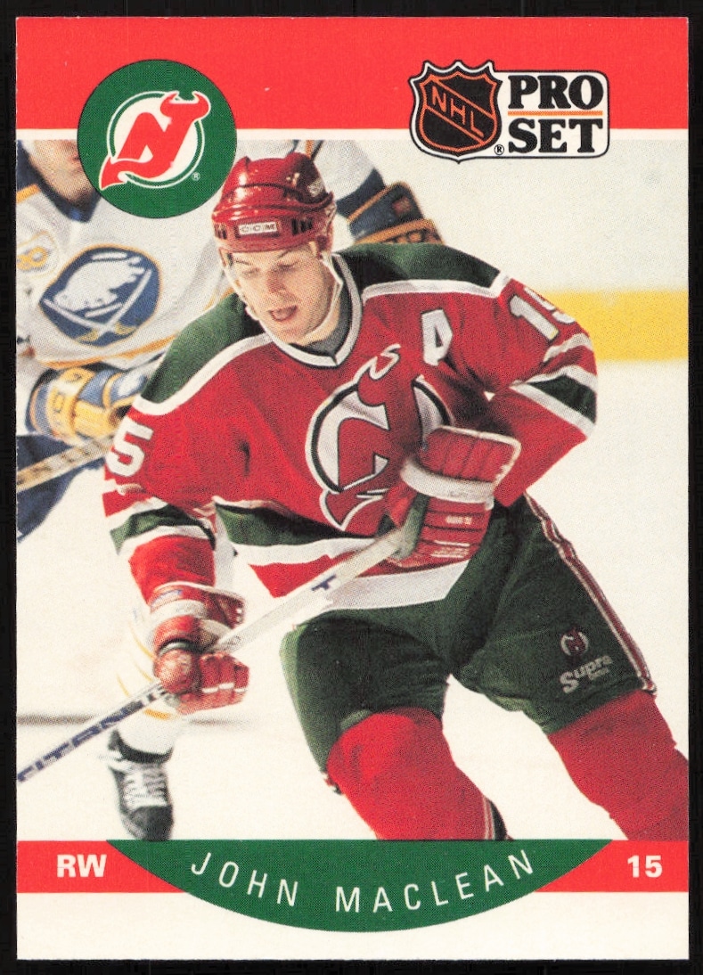 1990-91 Pro Set NHL John MacLean #170 (Front)