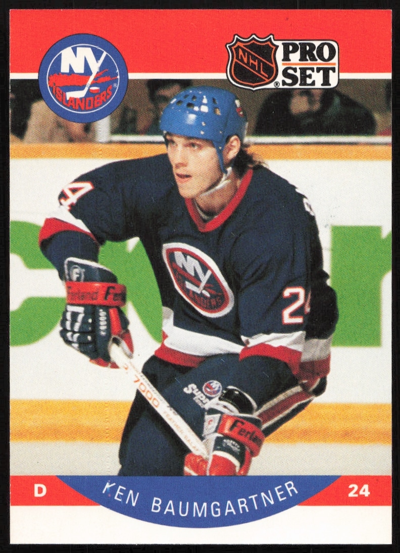 1990-91 Pro Set NHL Ken Baumgartner #178 (Front)