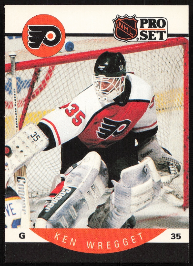 1990-91 Pro Set NHL Ken Wregget #226 (Front)
