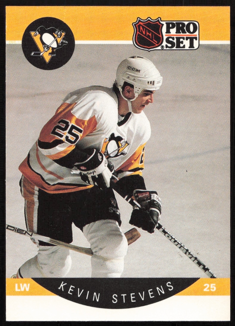 1990-91 Pro Set NHL Kevin Stevens #240 (Front)