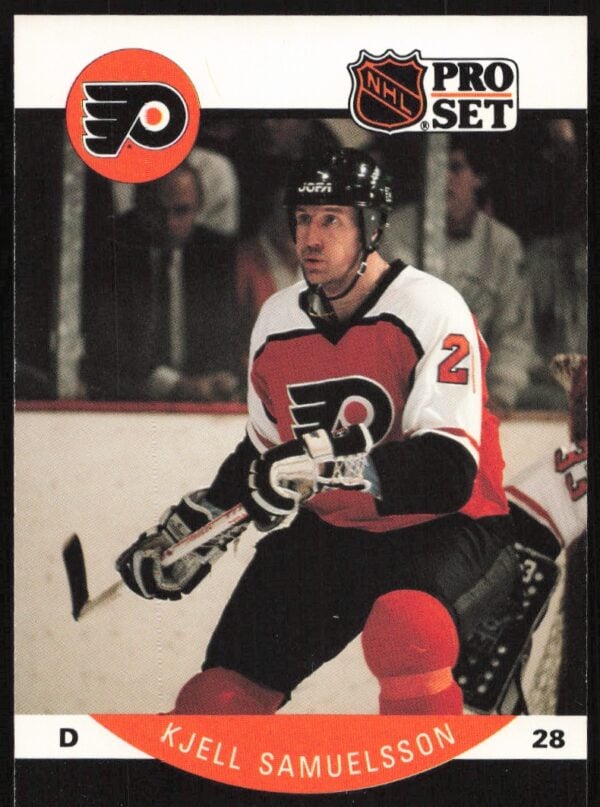 1990-91 Pro Set NHL Kjell Samuelsson #222 (Front)