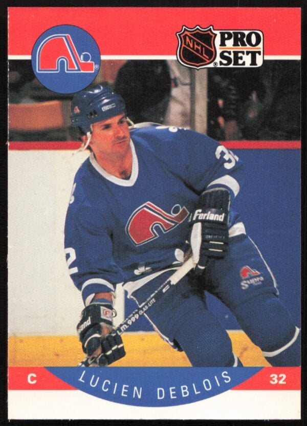 1990-91 Pro Set NHL Lucien DeBlois #244 (Front)