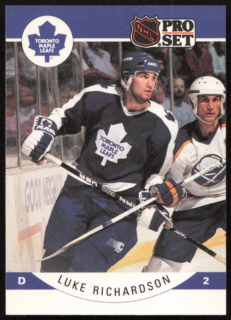 1990-91 Pro Set NHL Luke Richardson #289 (Front)