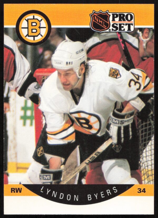 1990-91 Pro Set NHL Lyndon Byers #3 (Front)
