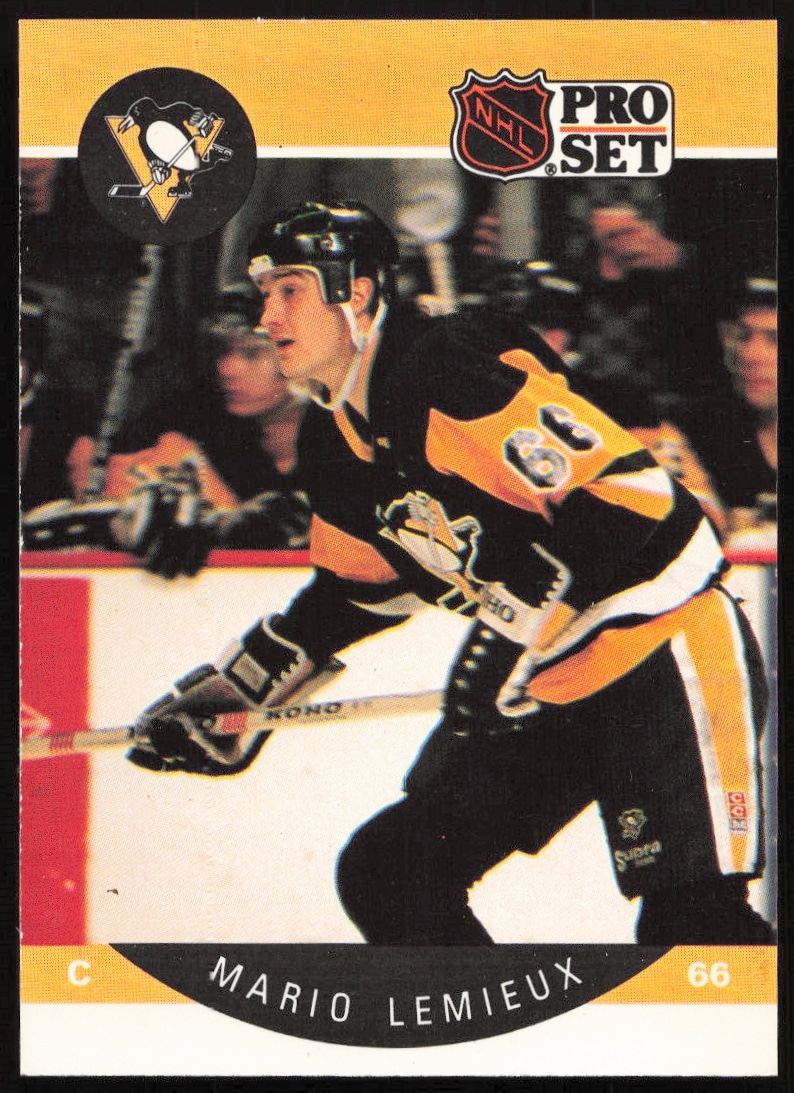 1990-91 Pro Set NHL Mario Lemieux #236 (Front)