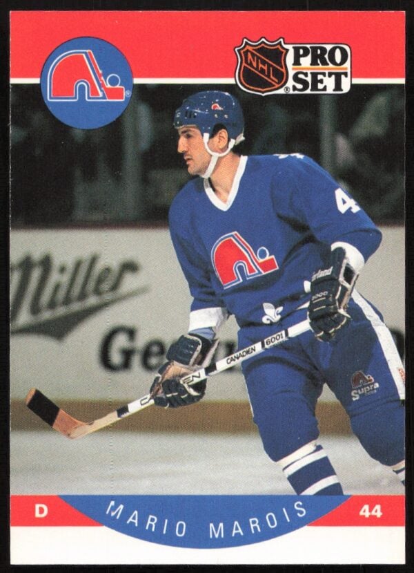 1990-91 Pro Set NHL Mario Marois #253 (Front)