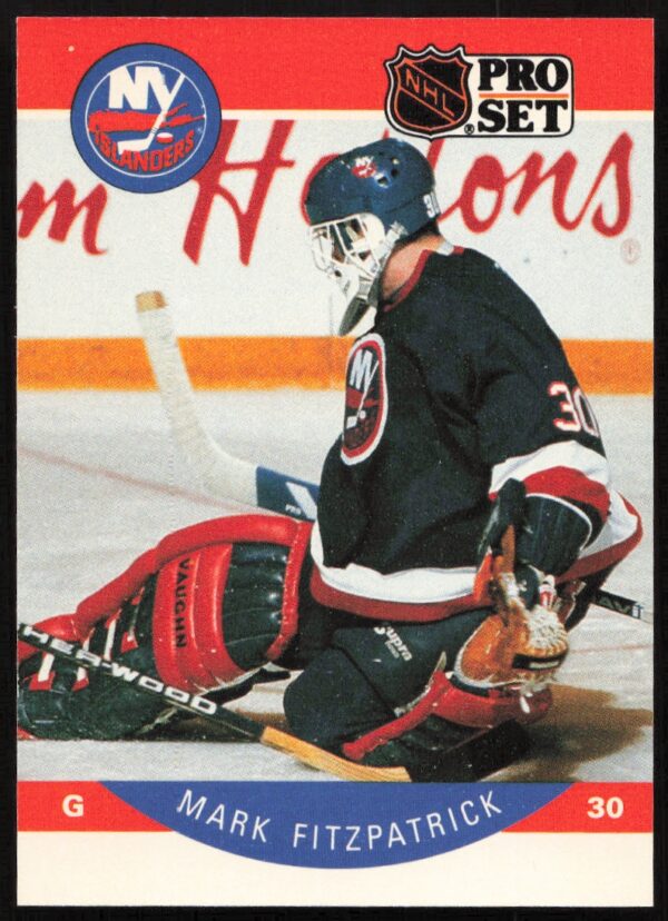 1990-91 Pro Set NHL Mark Fitzpatrick #181 (Front)