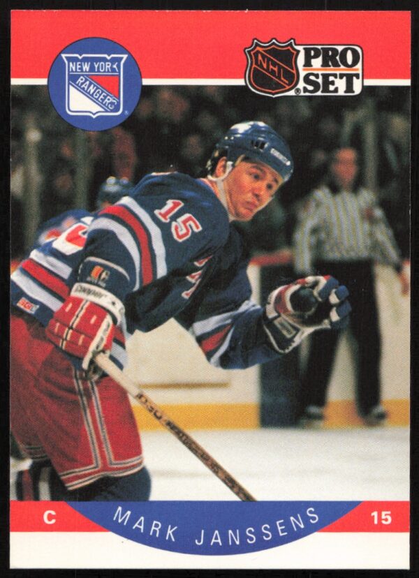 1990-91 Pro Set NHL Mark Janssens #199 (Front)